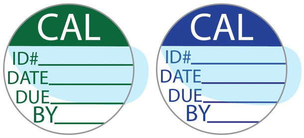 Multimeter Calibration Label Calibration Labels (120) w/ Covers – Advanced Calibration Label
