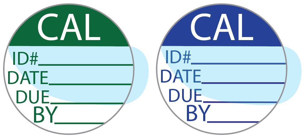 Calibration Labels (120) w/ Covers – Advanced Calibration Label
