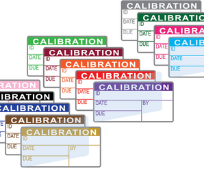 Calibration Labels (120) w/ Covers