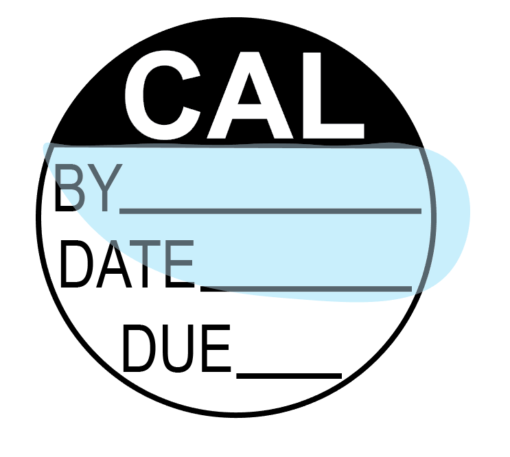 Calibration Labels (120) w/ Covers Advanced Calibration Label