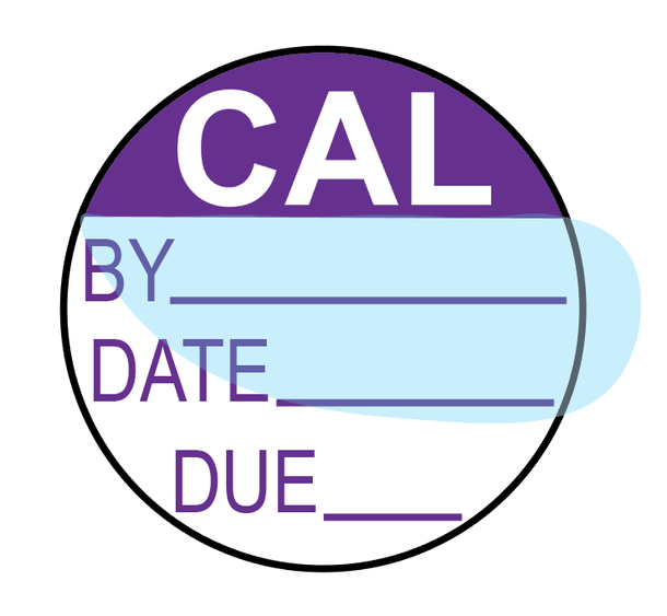 Calibration Labels (120) w/ Covers Advanced Calibration Label