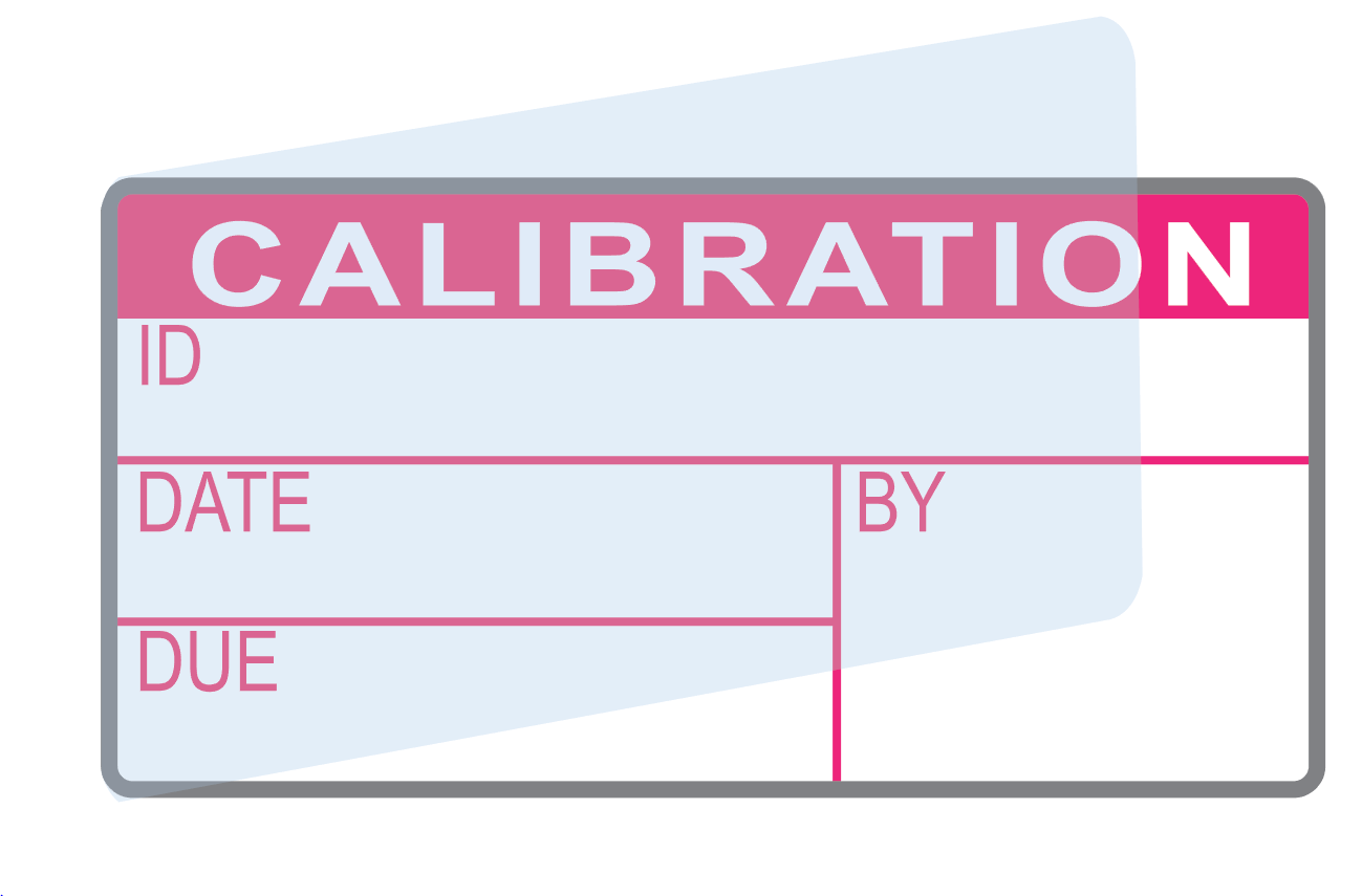 Calibration Labels (120) w/ Covers – Advanced Calibration Label