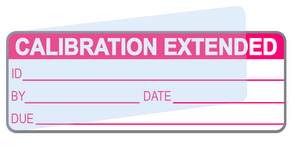 Calibration – Advanced Calibration Label
