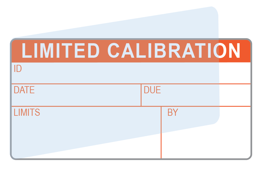 Limited Calibration Labels (120) w/ Covers
