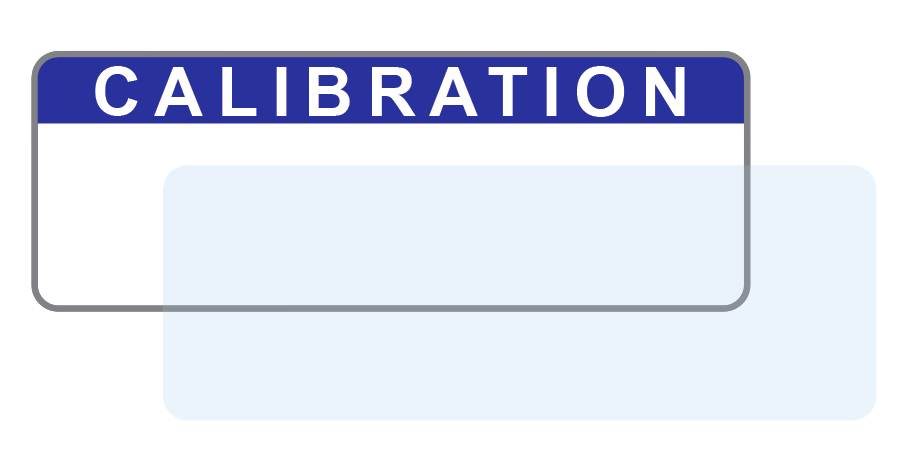 Laser Calibration Labels (120) w/ Polyester Tops