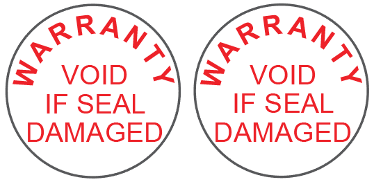 Warranty Void Seal (120)