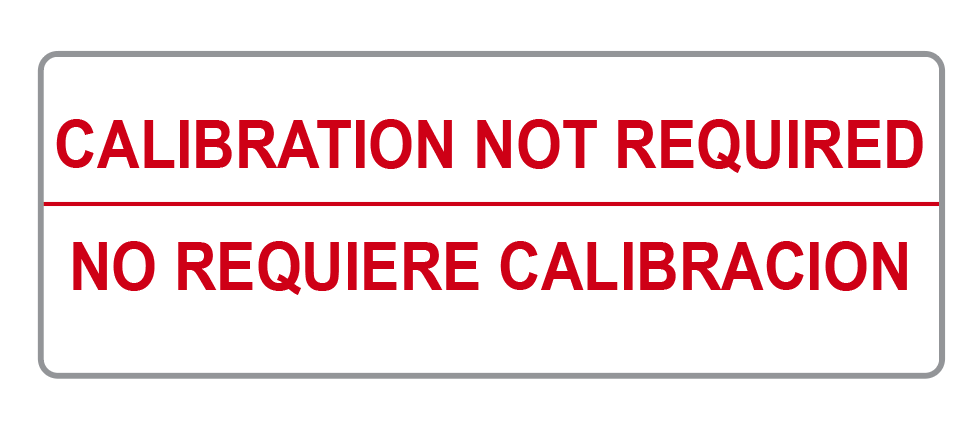 Bilingual Calibration Not Required Labels (120)