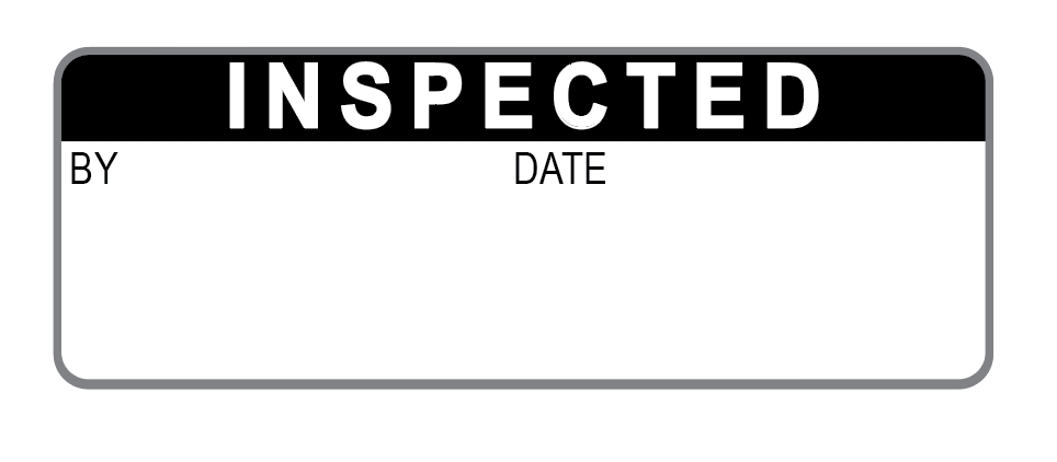 Inspected Labels (120) – Advanced Calibration Label